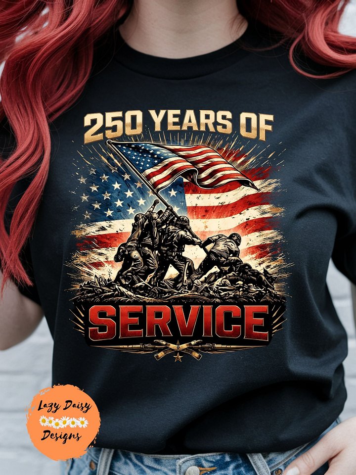 250 Years of Service Commemorative T-Shirt product image (1)
