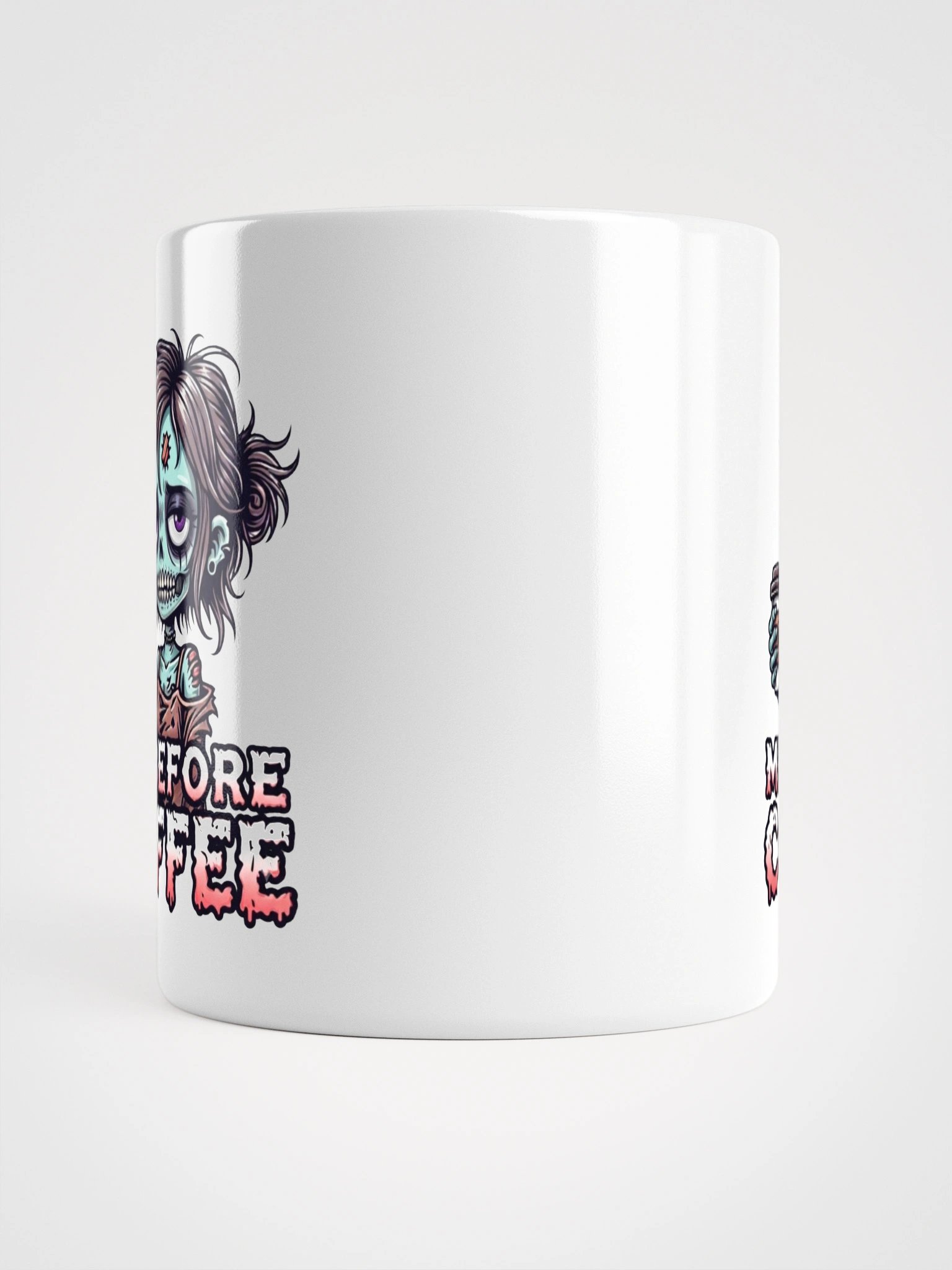 "Me Before Coffee" Zombie Chick Mug | Me Before Coffee Collection product image (3)