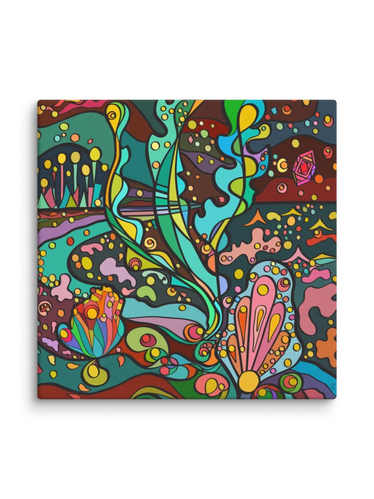 Whimsical Wonderland Canvas Art - Resort Night product image (16)