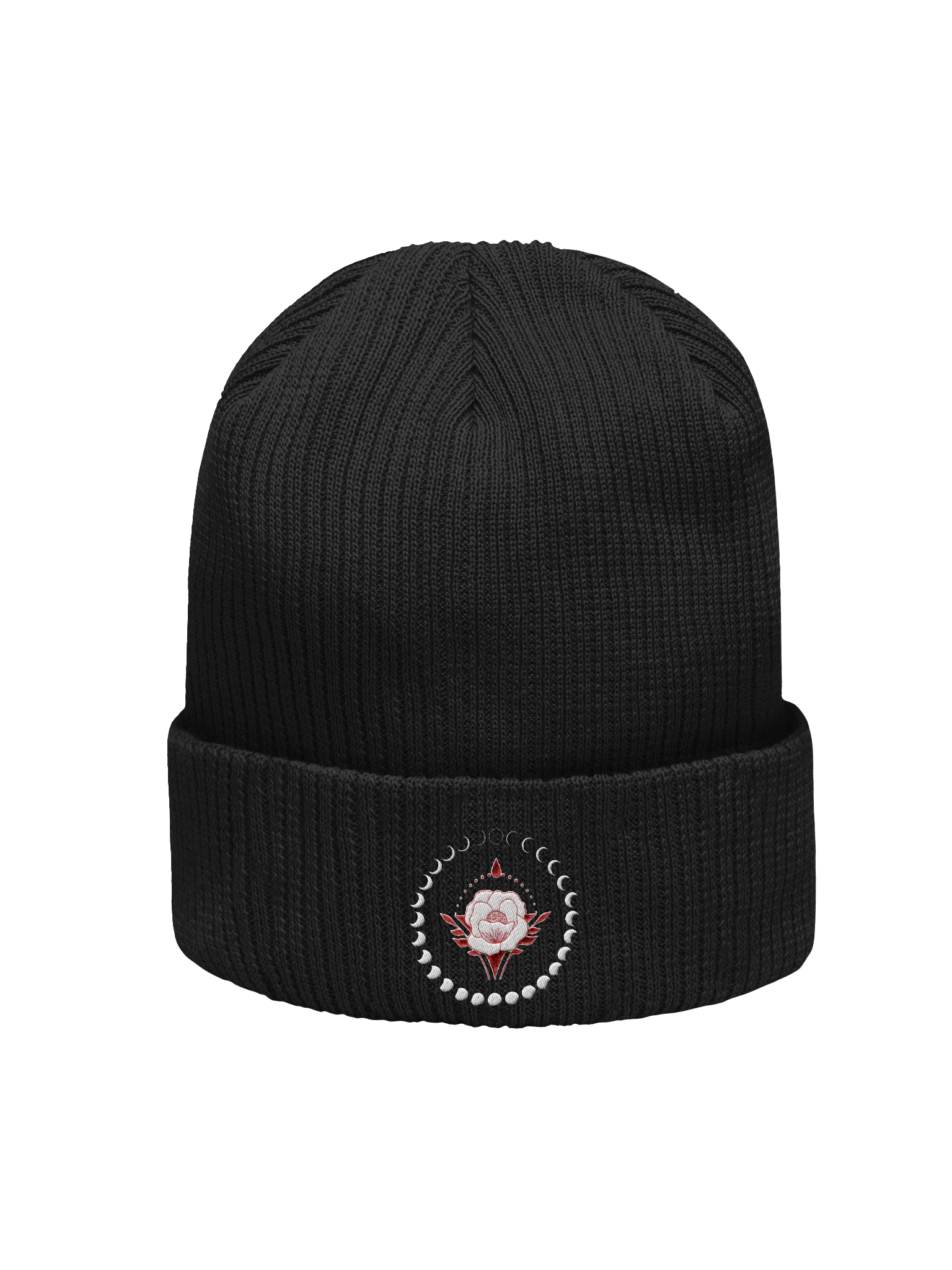 Organic Beanie Mystic Moon Blooming Rose product image (3)