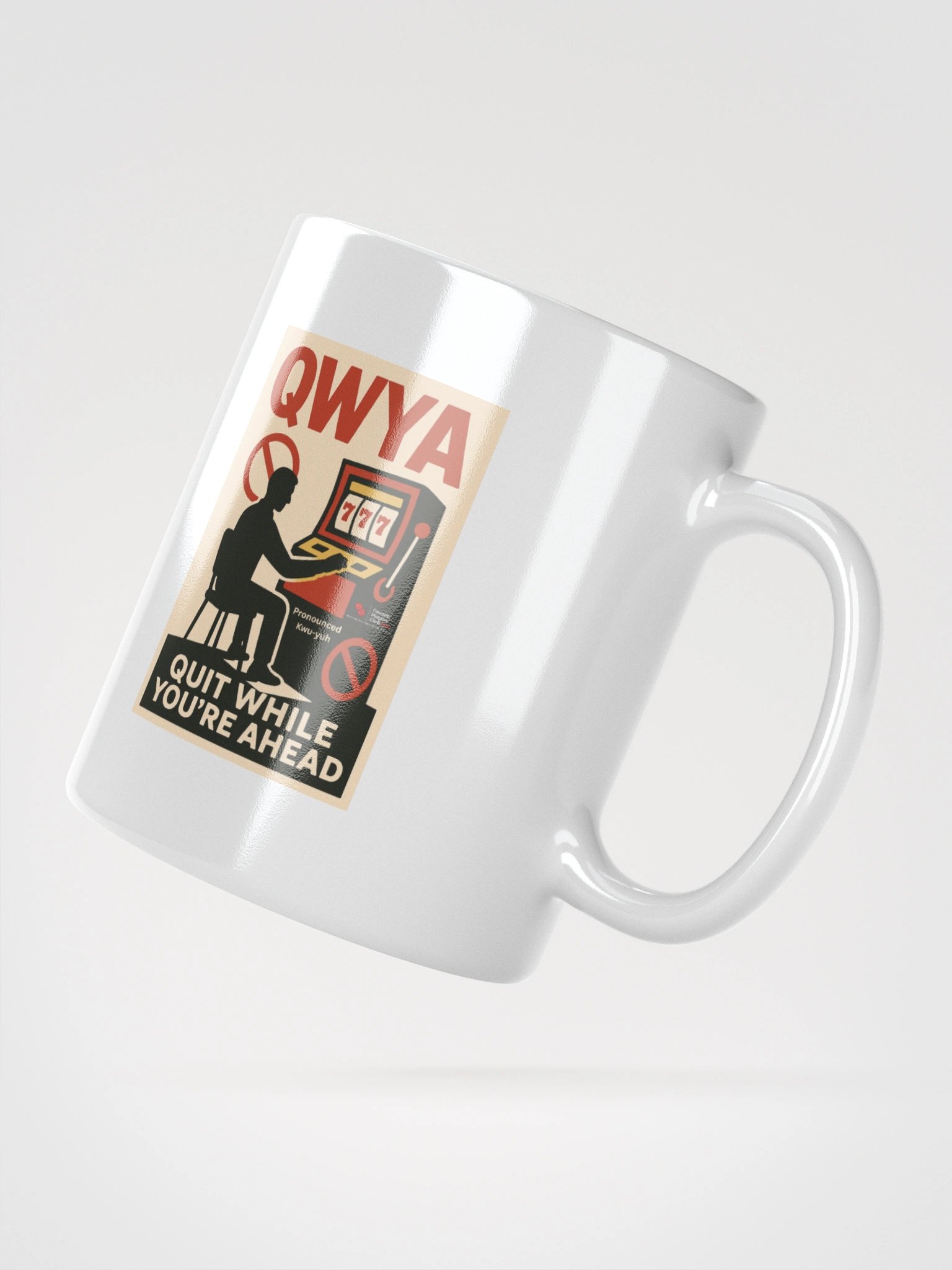 White NVPC QWYA Mug product image (3)