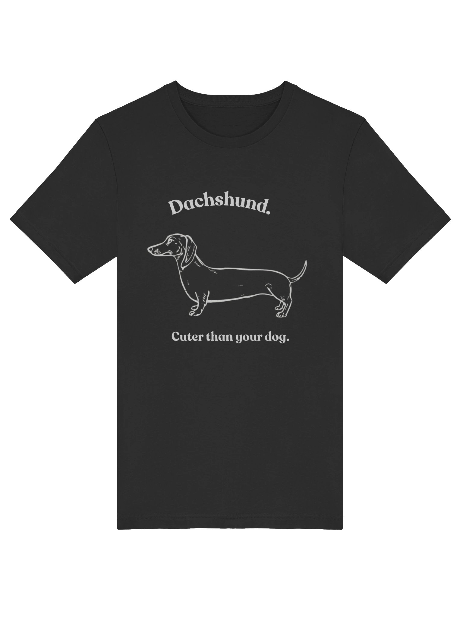 Dachshund. Cuter than your dog Tee product image (5)