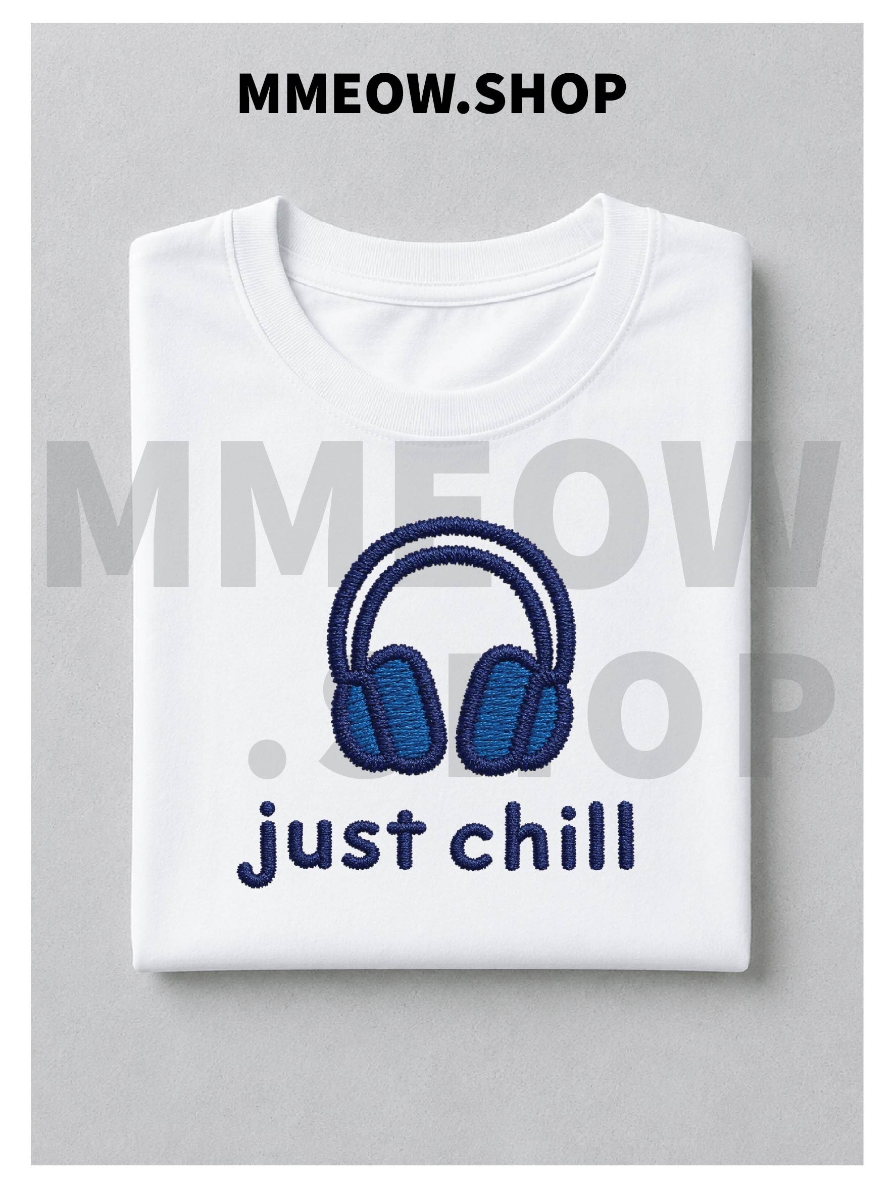 Headphones just chill BOXY T - Shirt product image (5)