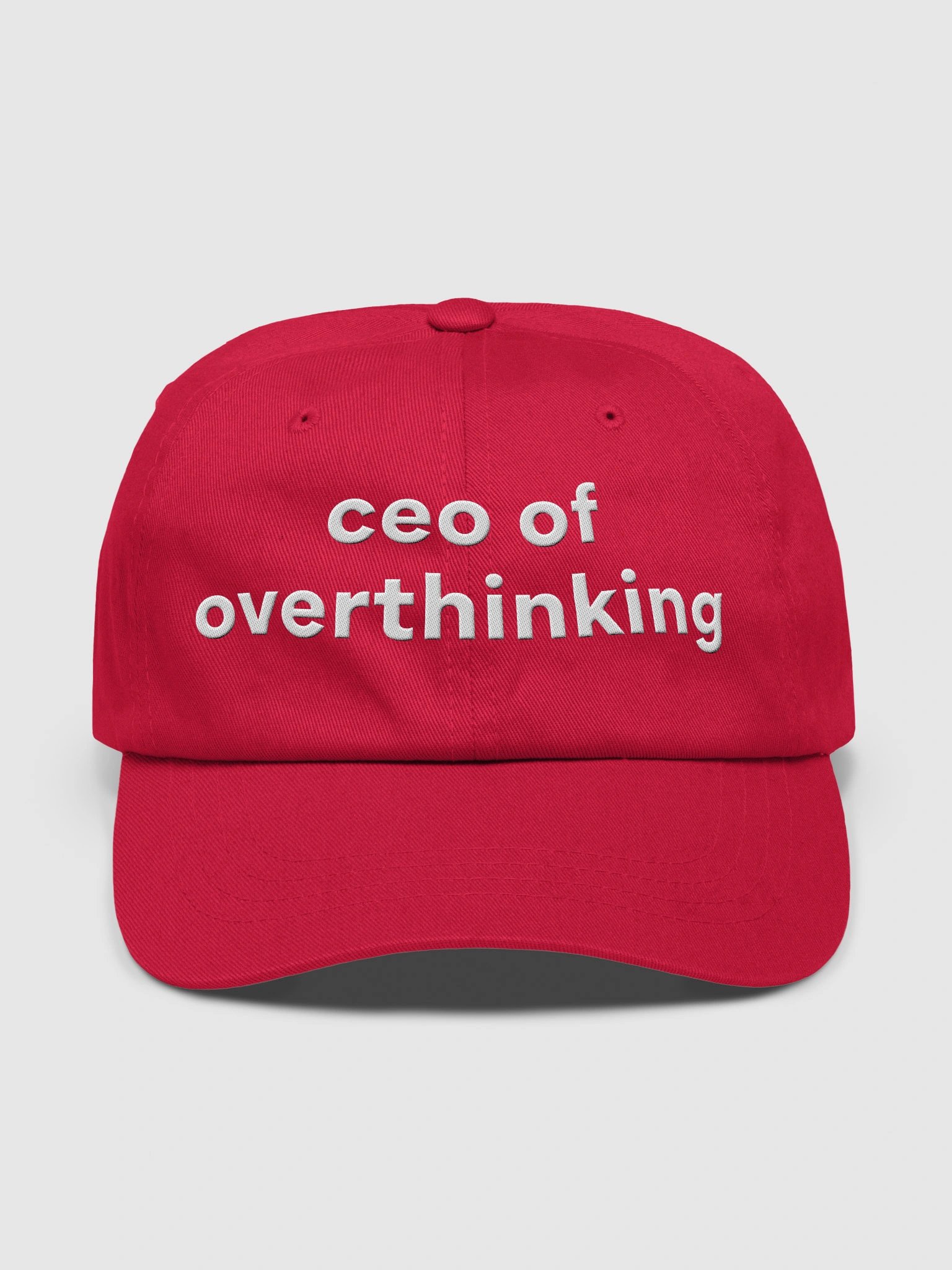 CEO of Overthinking Embroidered Hat product image (5)