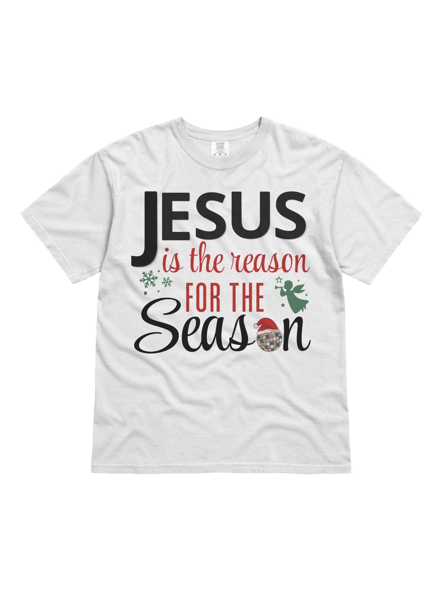 Jesus Is the Reason for the Season | Christian Christmas T-Shirt | Faith Holiday Tee product image (2)