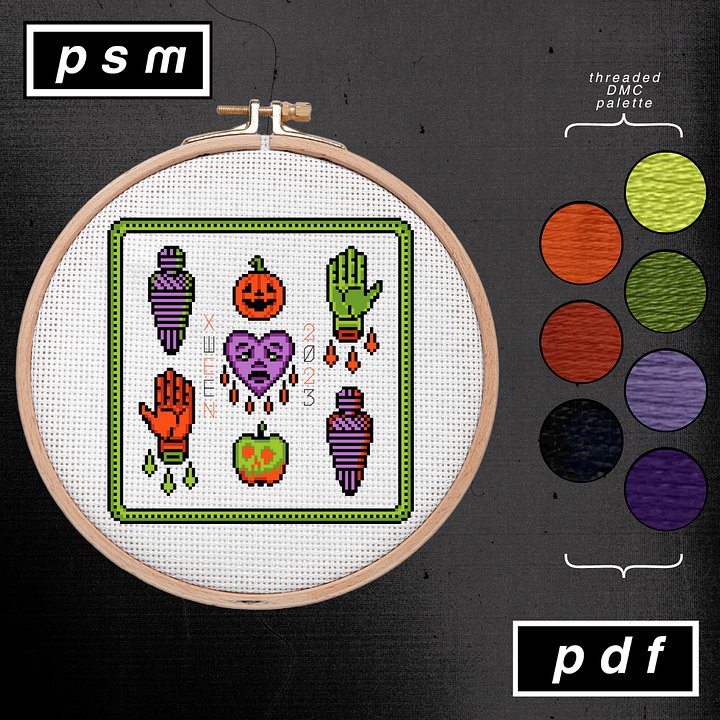 Dan Higgs Halloween Flash Sheet Pattern product image (1)