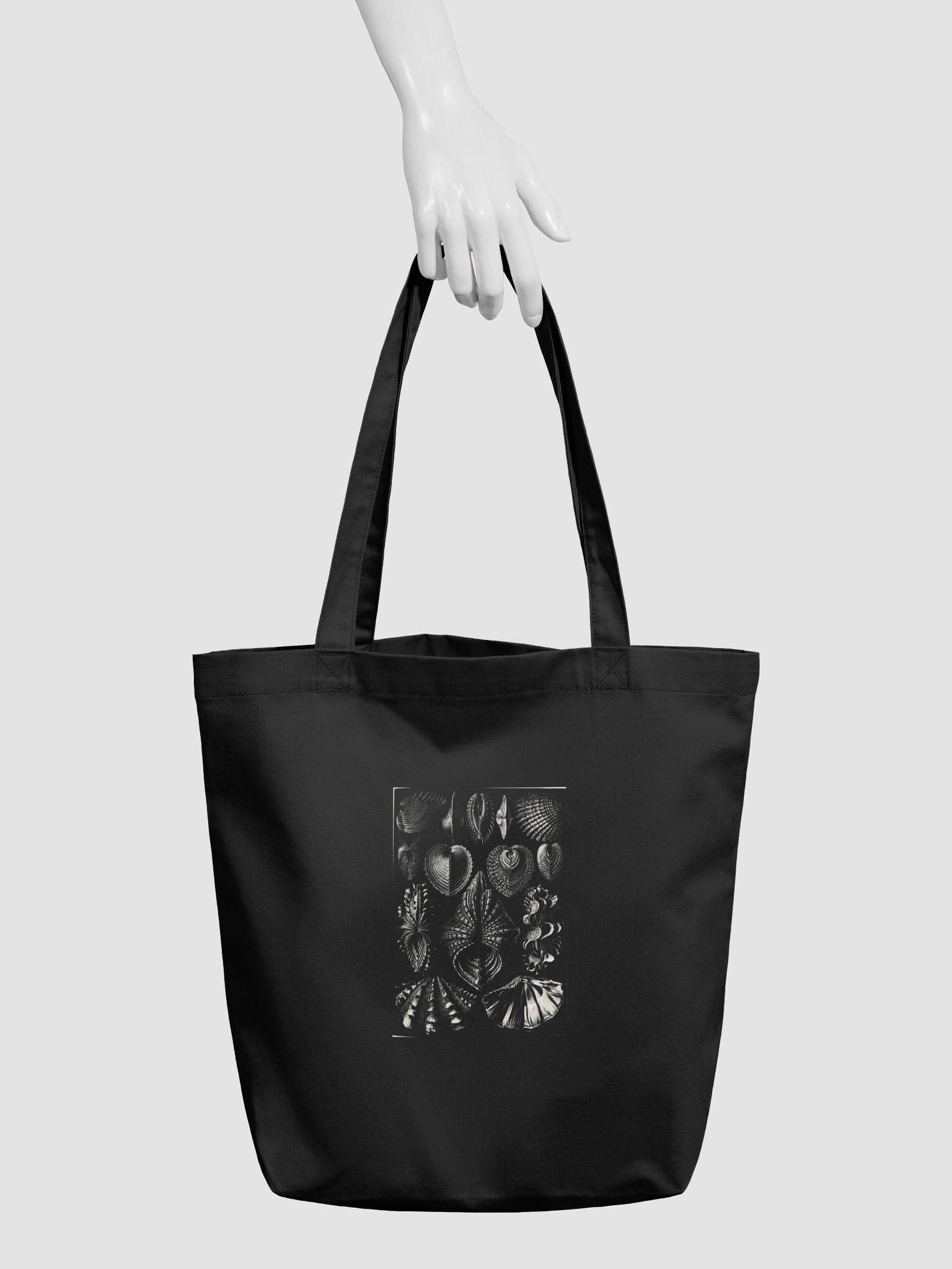 Bivalve Shells Vintage Scientific Illustration Tote Bag product image (3)