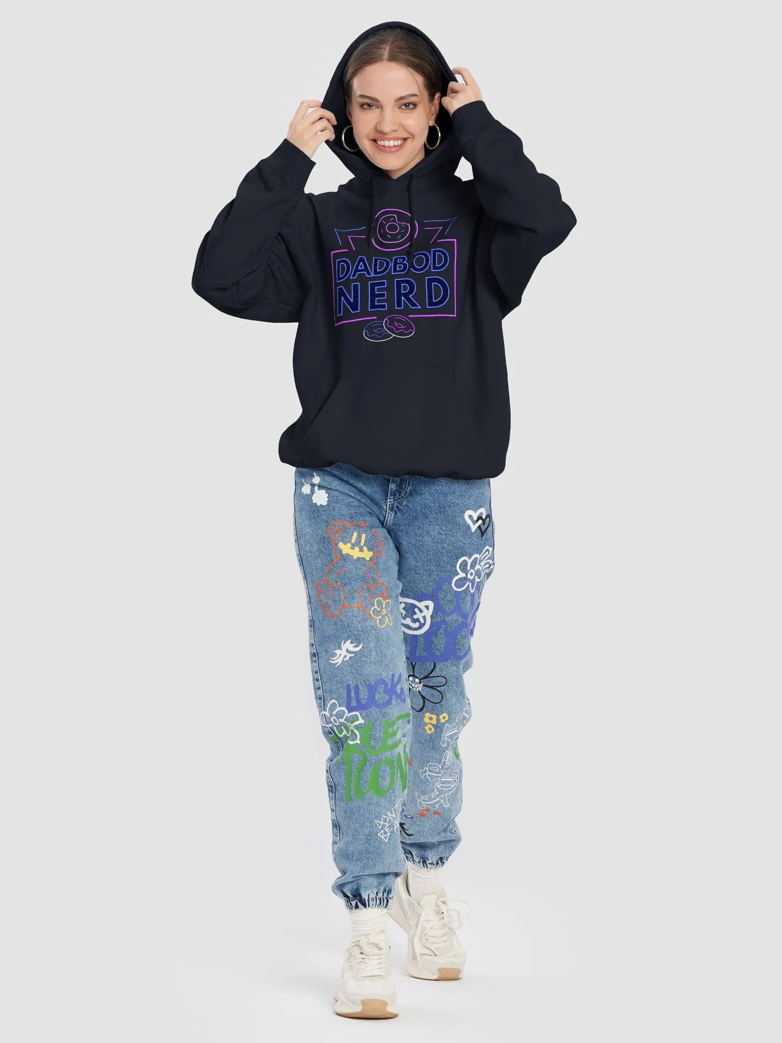 DBN Blue Brick Sign - Basic Hoodie | #MadeByMELO product image (8)