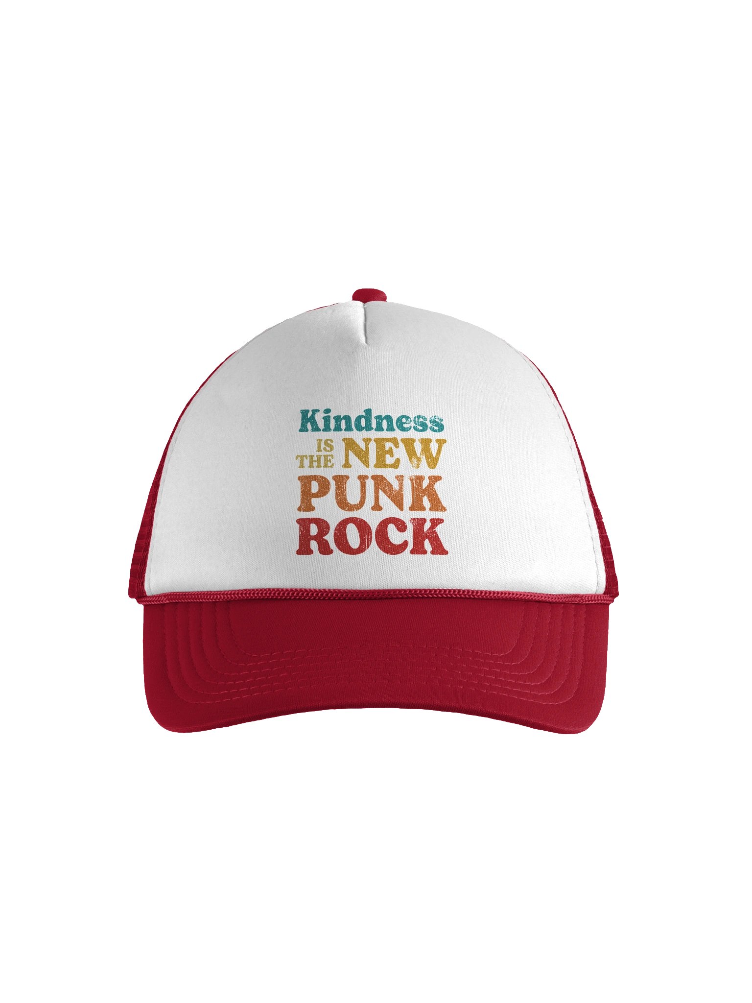 Kindness is the New Punk Rock Foam Trucker Hat product image (1)
