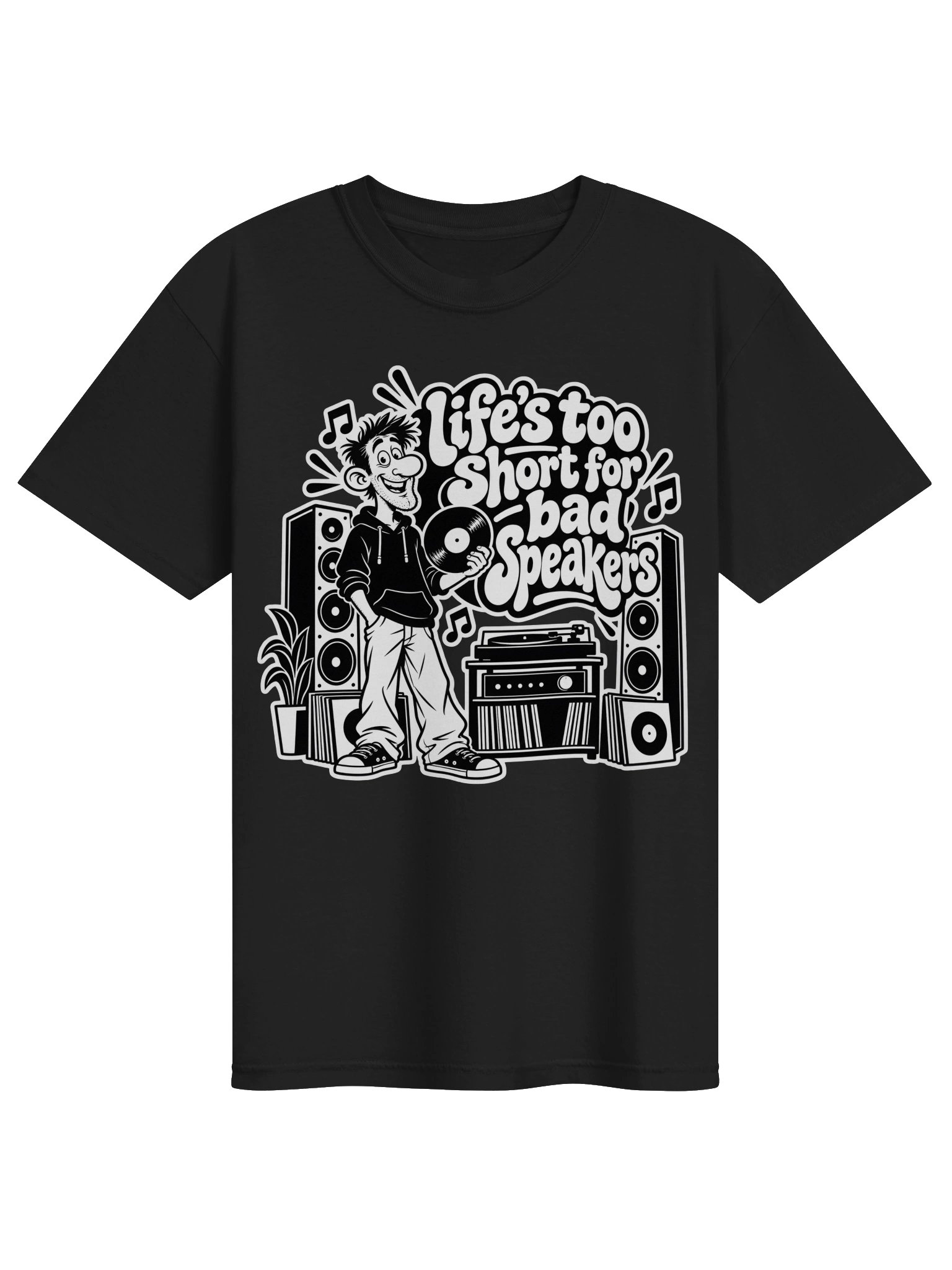 Life's too short for Bad Speakers - Dyed Heavy T-Shirt product image (1)