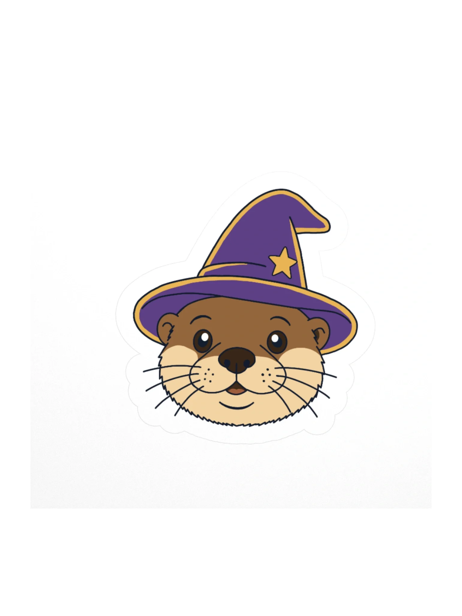 Wizard Otter Sticker