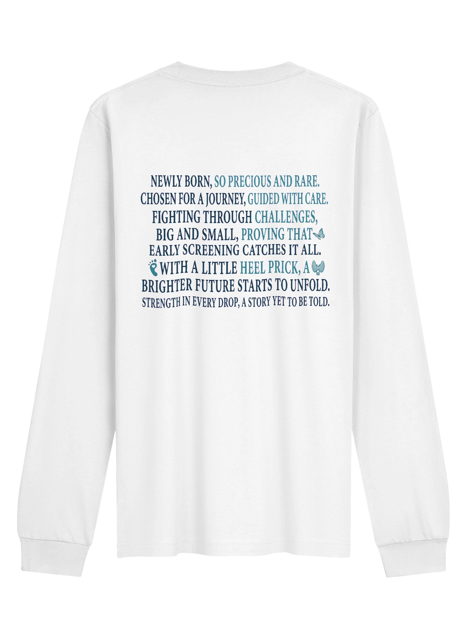 Congenital Hypothyroidism Awareness Long Sleeve Shirt product image (3)