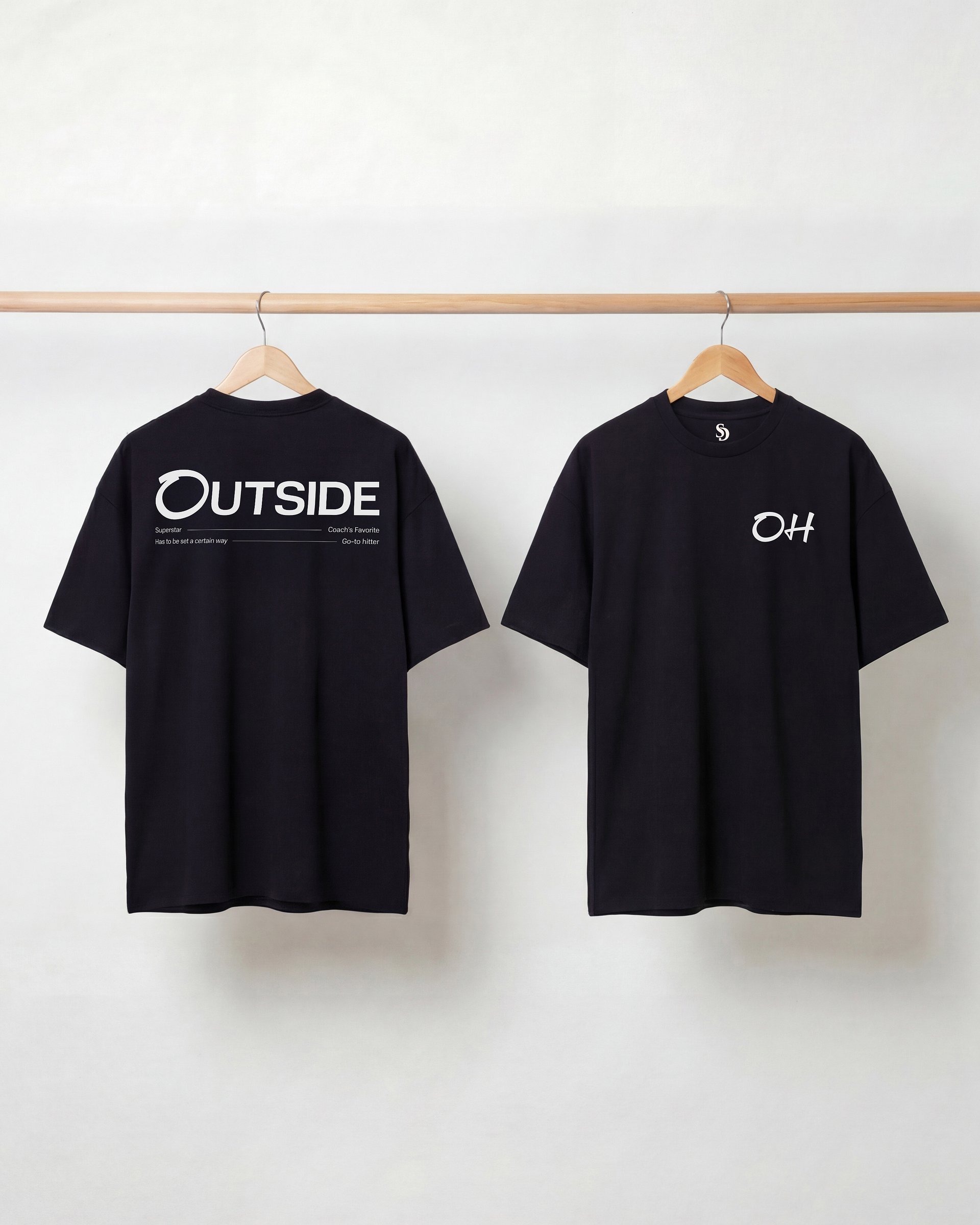 Outside Oversize Tee — Black product image (6)