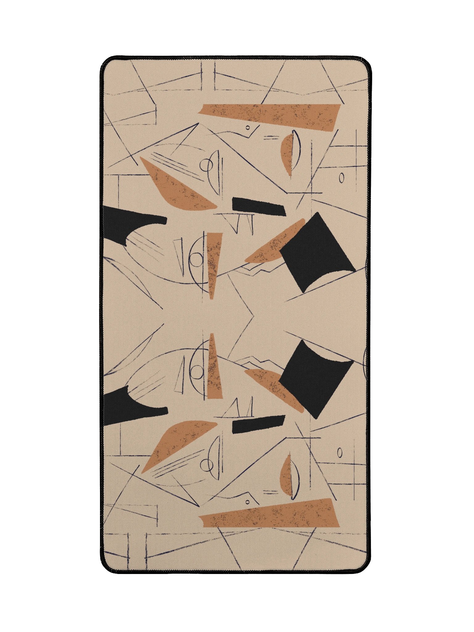 Cubist Geometric Face Desk Mat product image (2)