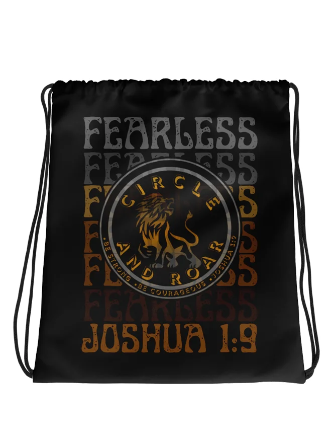 Fearless Lion Drawstring Bag product image (2)