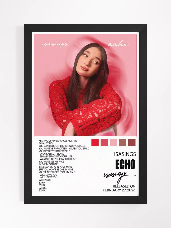 echo framed matte poster product image (1)