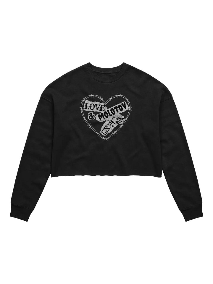 Love & Molotov Signature Design Crop Sweatshirt product image (1)