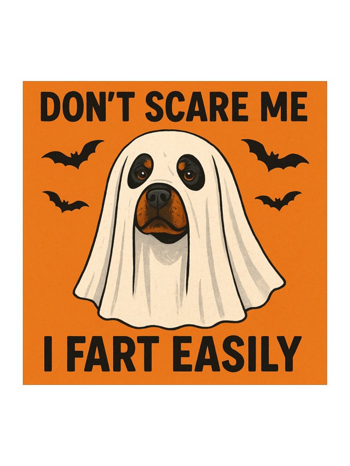 Don't Scare Me, I FART EASILY - Rottweiler Sticker product image (1)