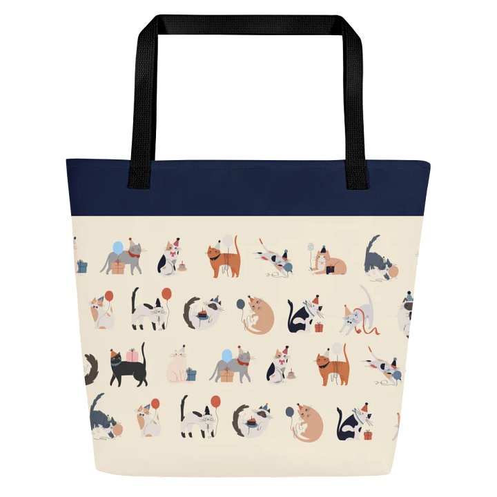 Clowder Carry Tote Bag - 100% polyester product image (1)