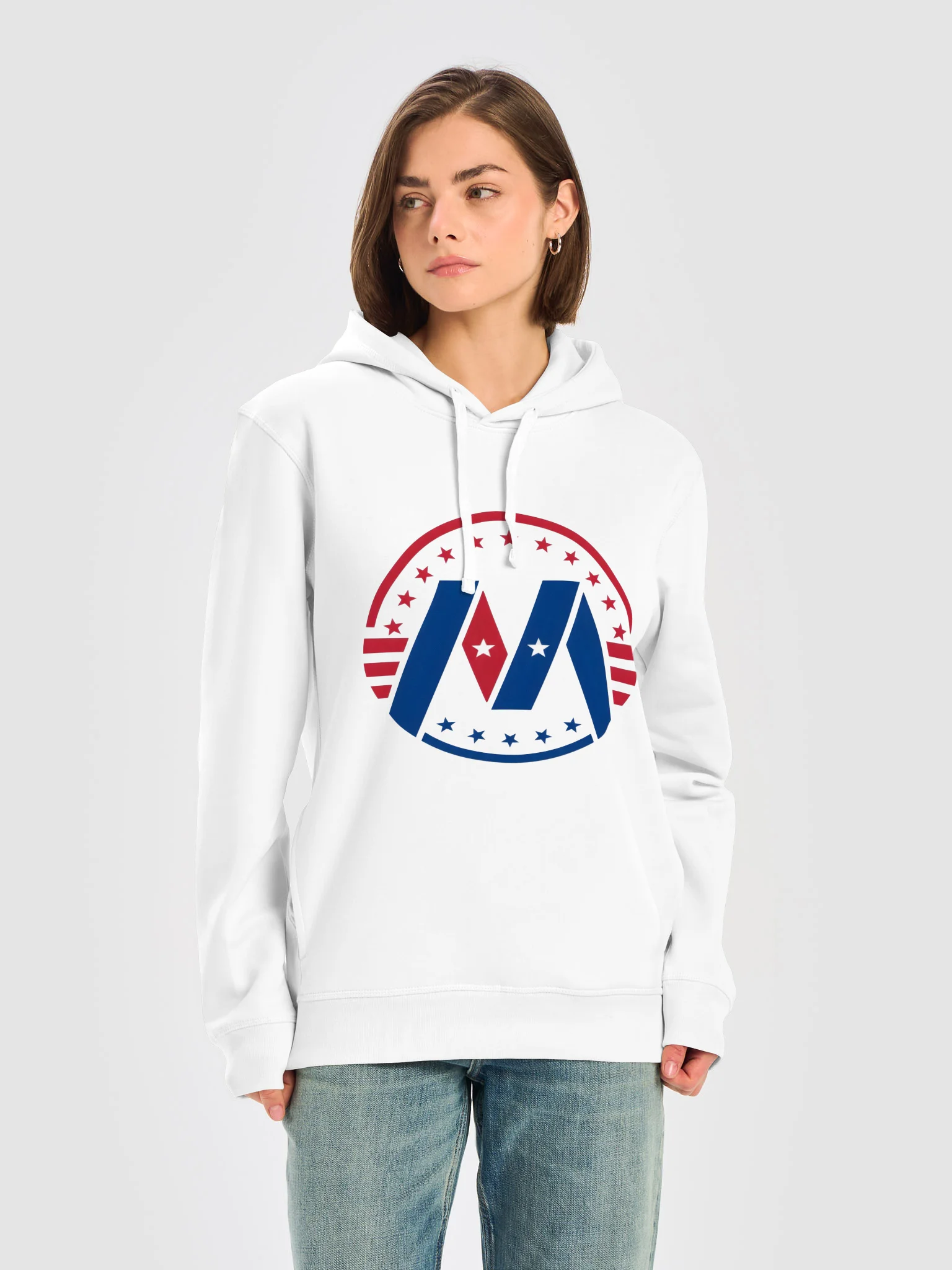 Red, White & Blue Martin Media Hoodie product image (1)