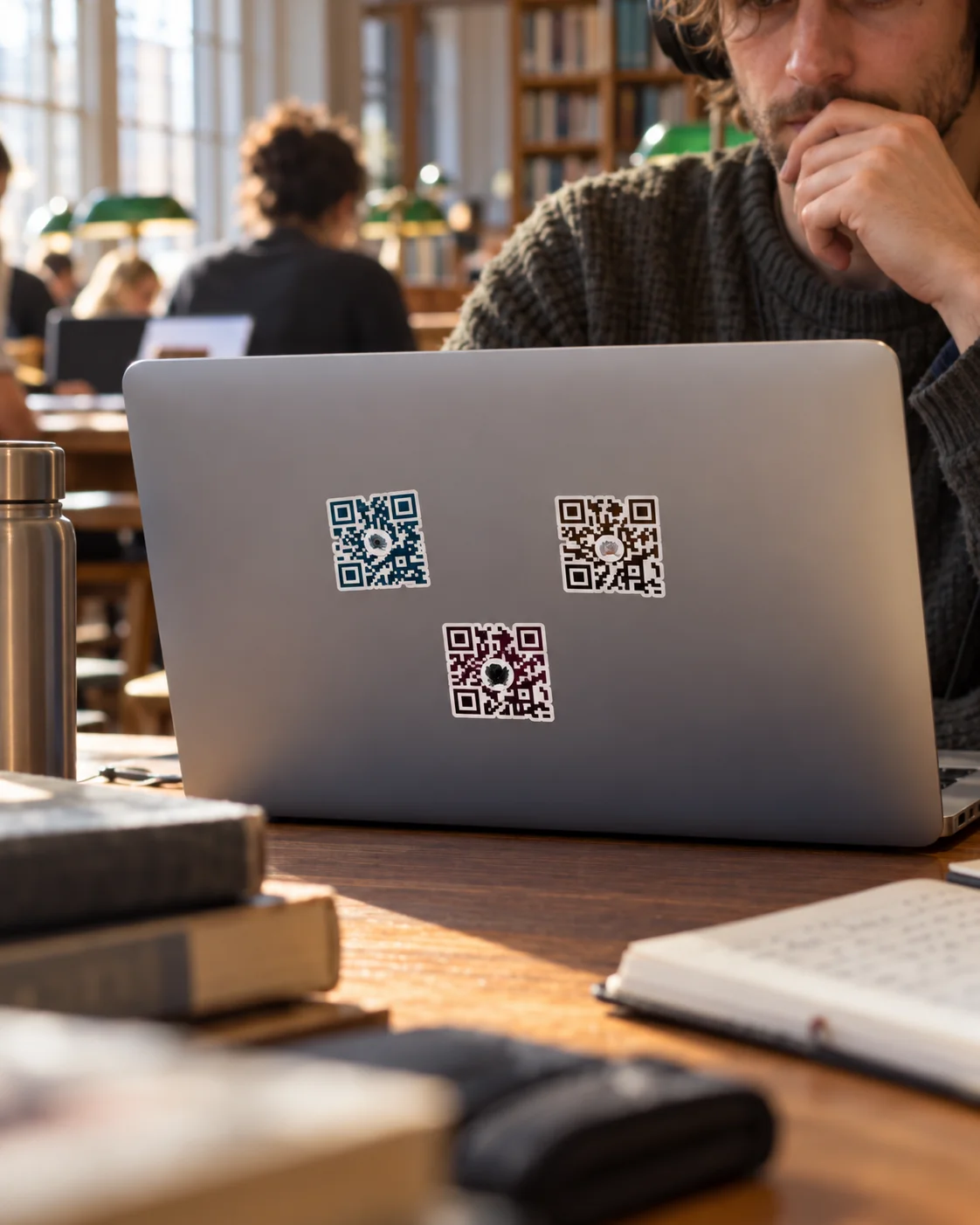 Paradise Beyond Pulse QR STICKER + Daily Poetry Experience [AUDIO] product image (5)