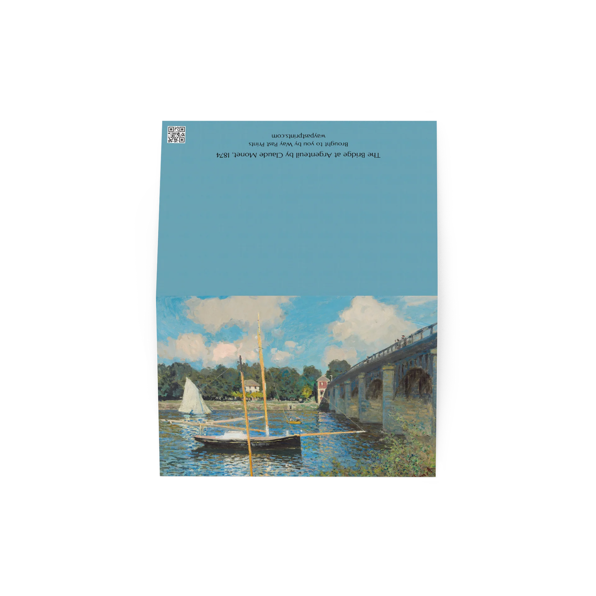 The Bridge at Argenteuil (Claude Monet) Greeting Card product image (3)