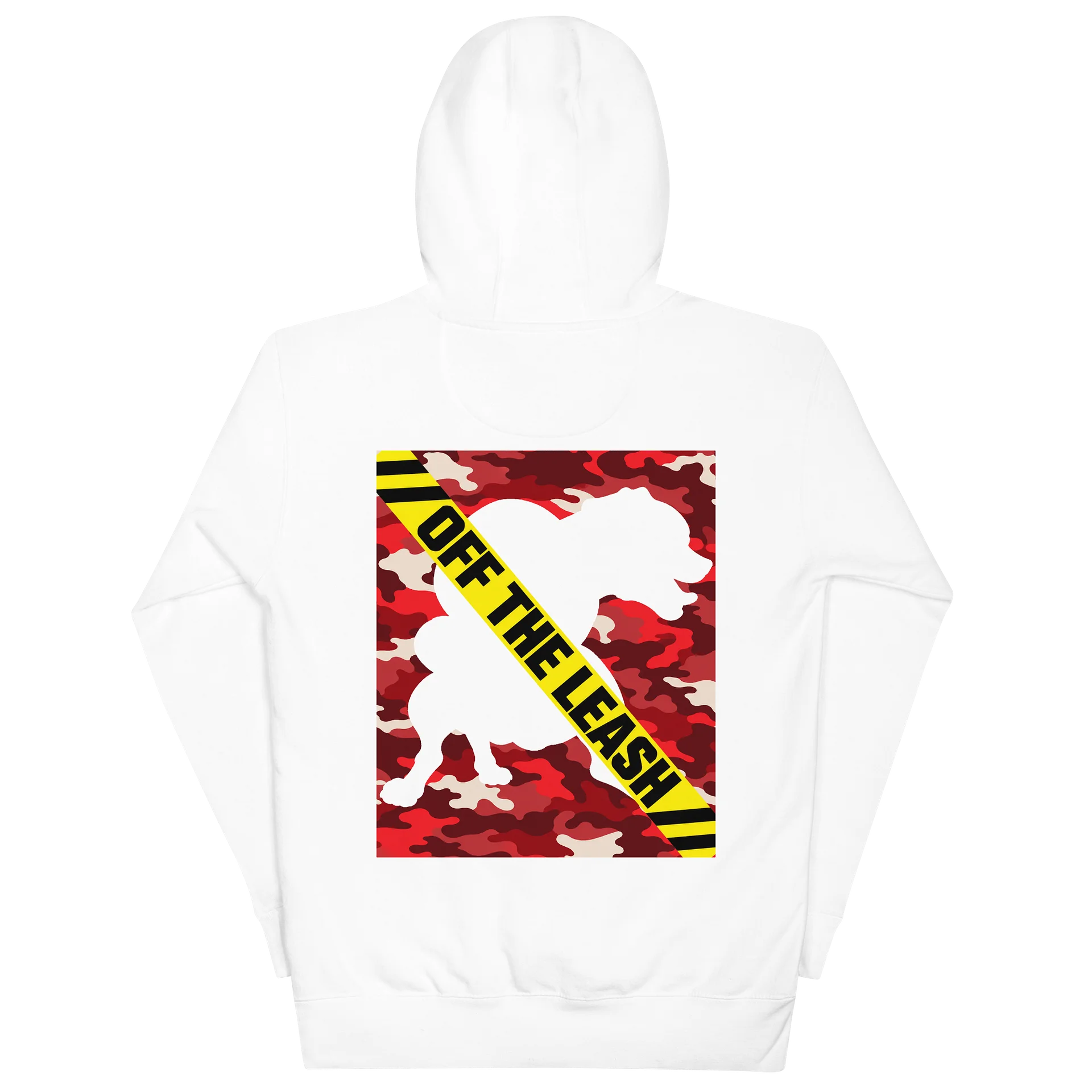 Off The Leash Caution Camo Hoodie product image (6)