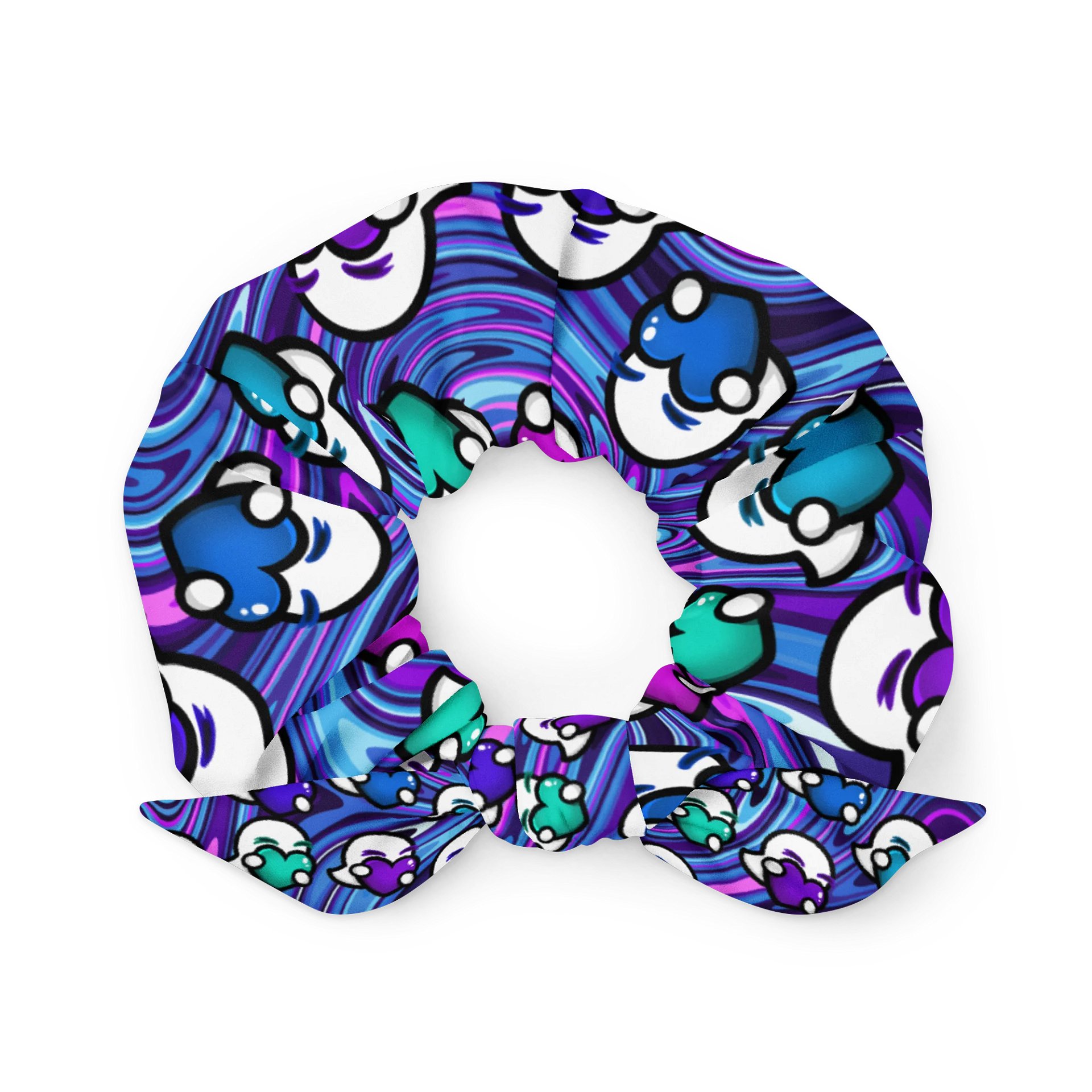 Vaporwave Heartspam Scrunchie product image (2)