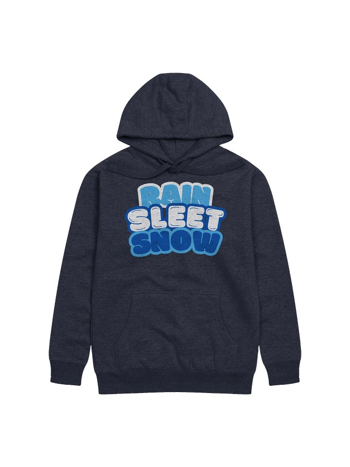 Rain Sleet Snow Unisex Hoodie (Heather NAVY) product image (1)