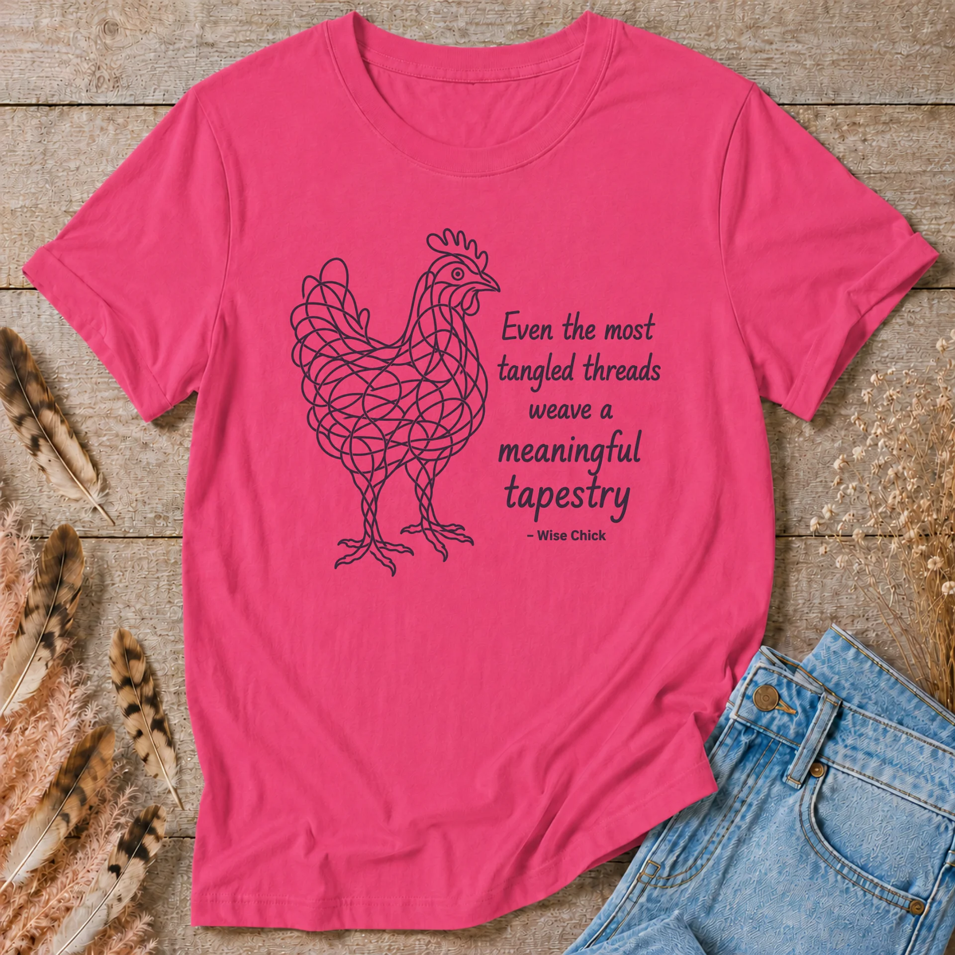 Tangled Threads Chicken T-Shirt product image (1)