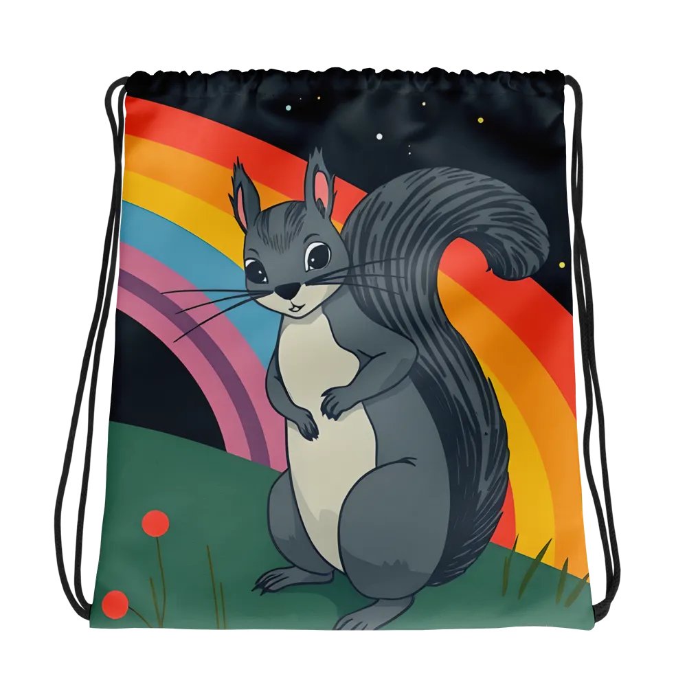 Rainbow Night Adventure Drawstring Bag product image (1)