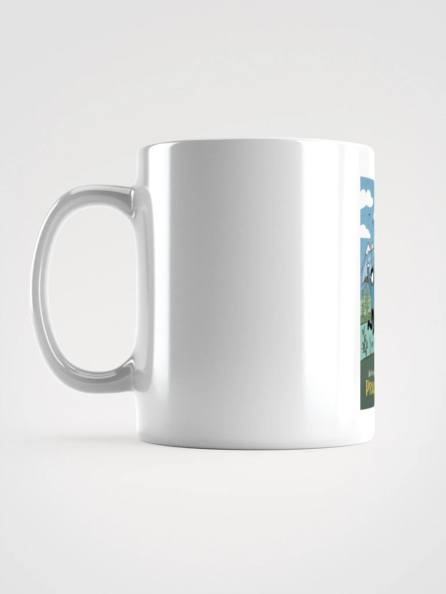 White Praise the Lord Glossy Mug product image (6)