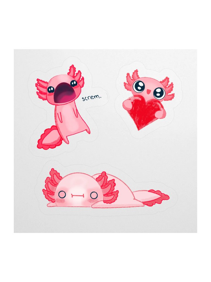 Axolotl Sticker Set product image (1)