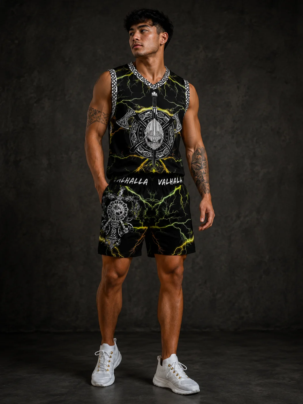 Valhalla Viking Athletic Set – Jersey + Long Shorts product image (1)