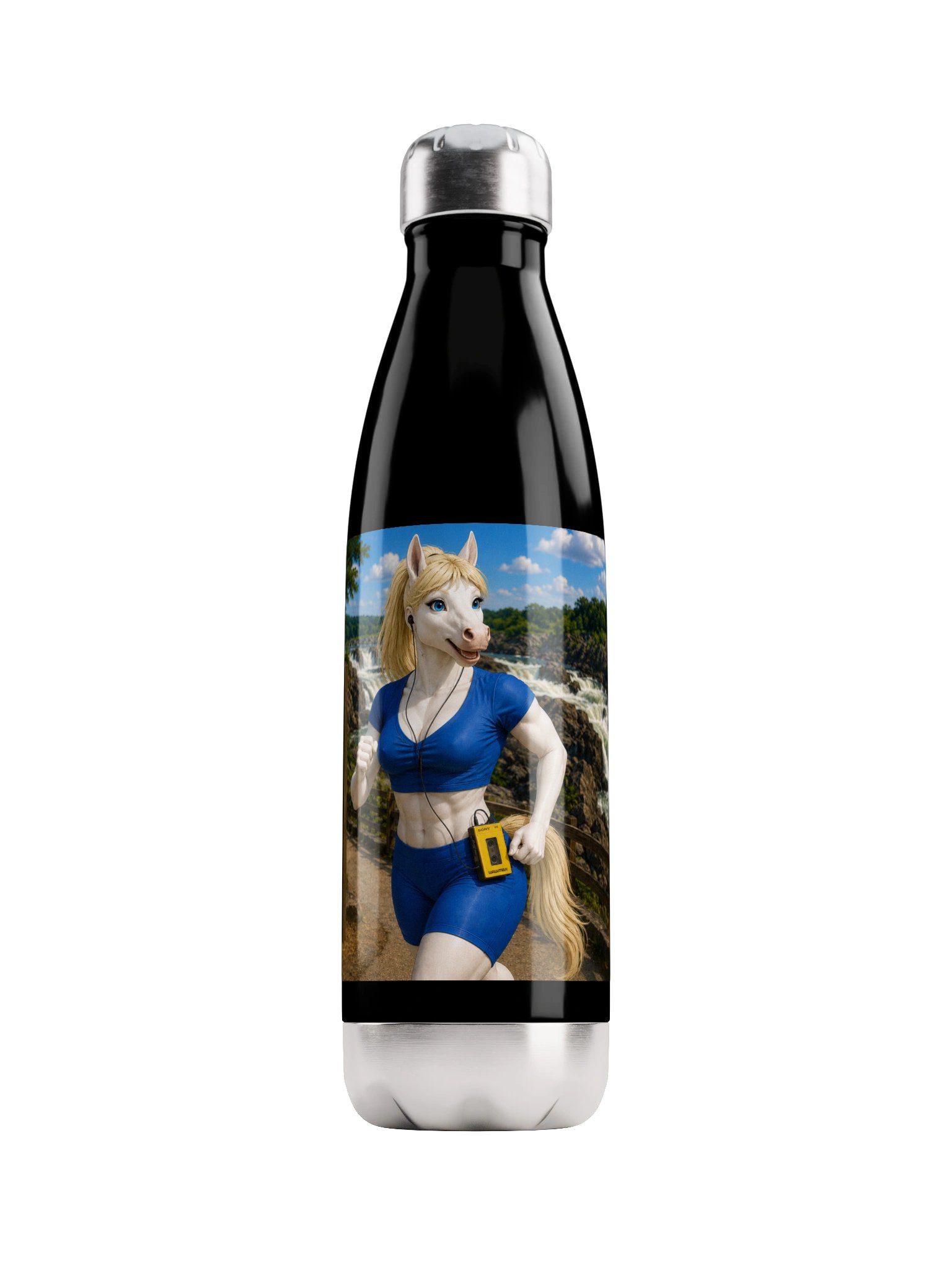 Mystery Mare Jogging Water Bottle. product image (1)