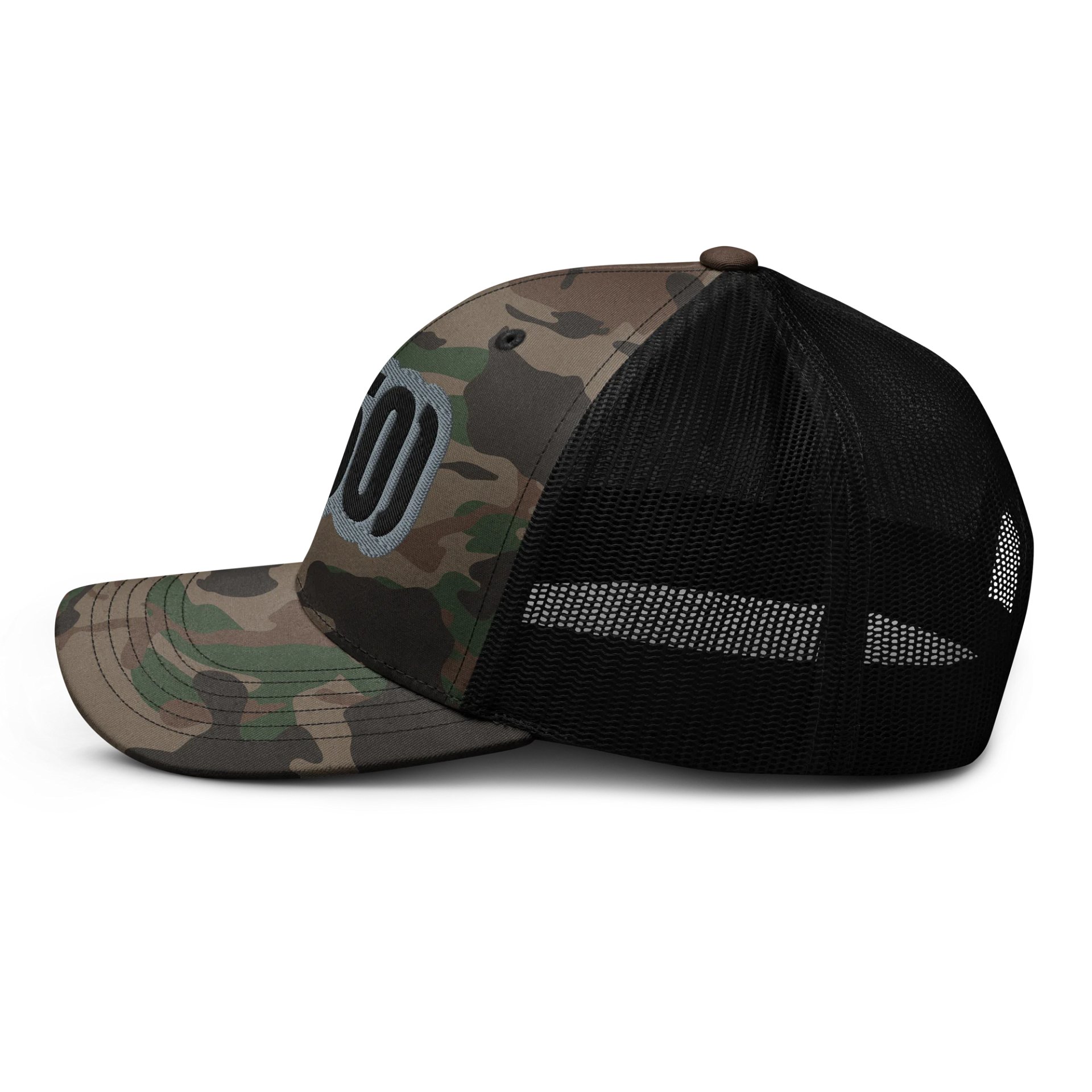 Retro Camo Number Trucker Cap product image (3)