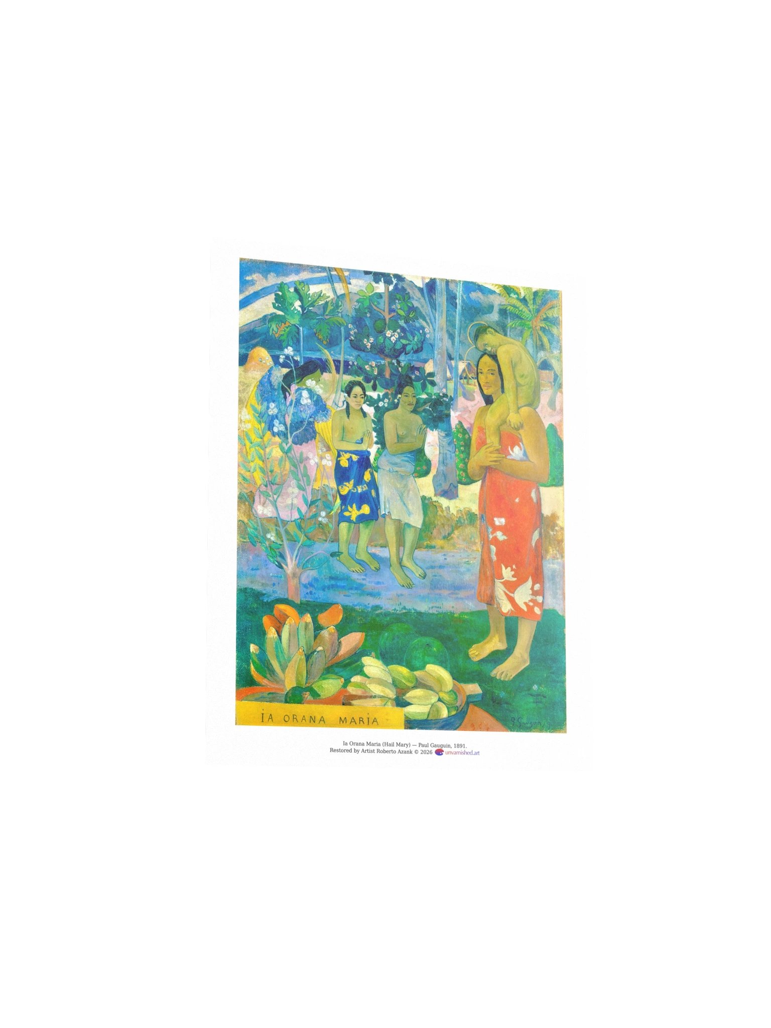 Ia Orana Maria (Hail Mary) — Small Poster product image (3)