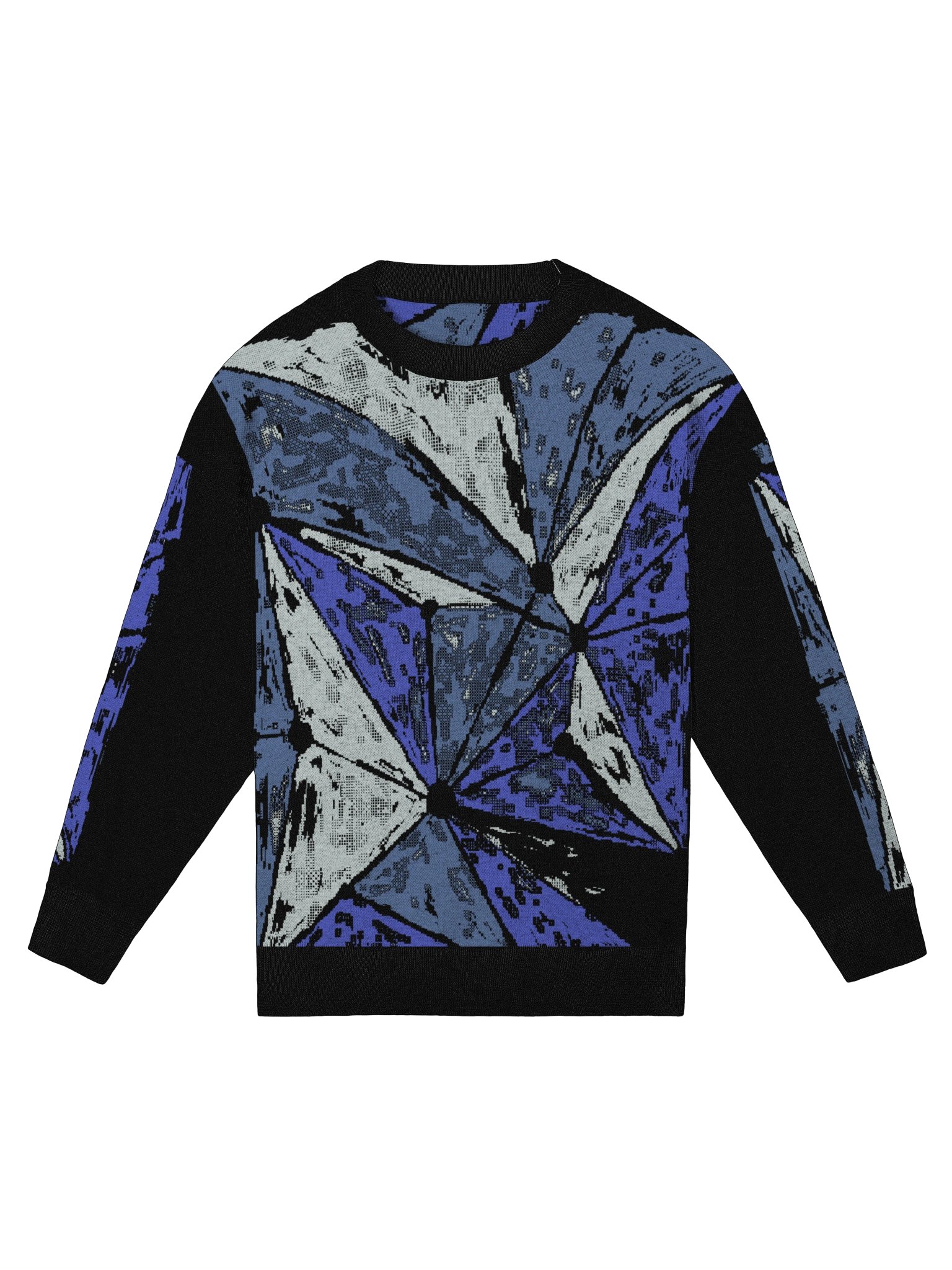 Boarded | Relaxed Fit Jacquard Knit Crewneck | Transit Streetwear product image (2)