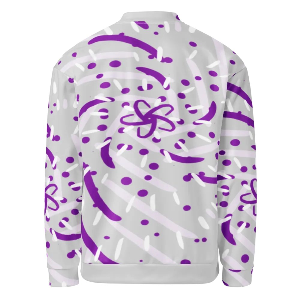 Midnight Swirl Women's Bomber Jacket product image (2)