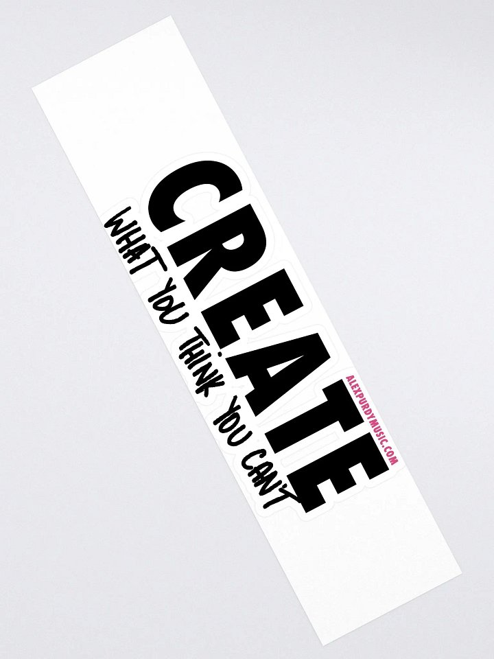 CREATE bumper sticker product image (2)