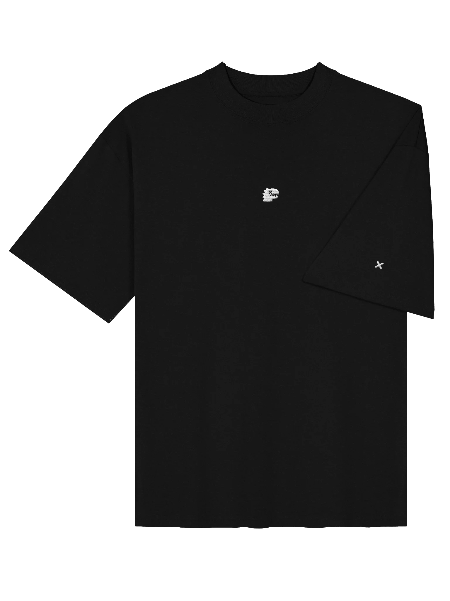 FMB ∣ JETLAG DINO Center Embroidered Oversized Tee Black product image (4)