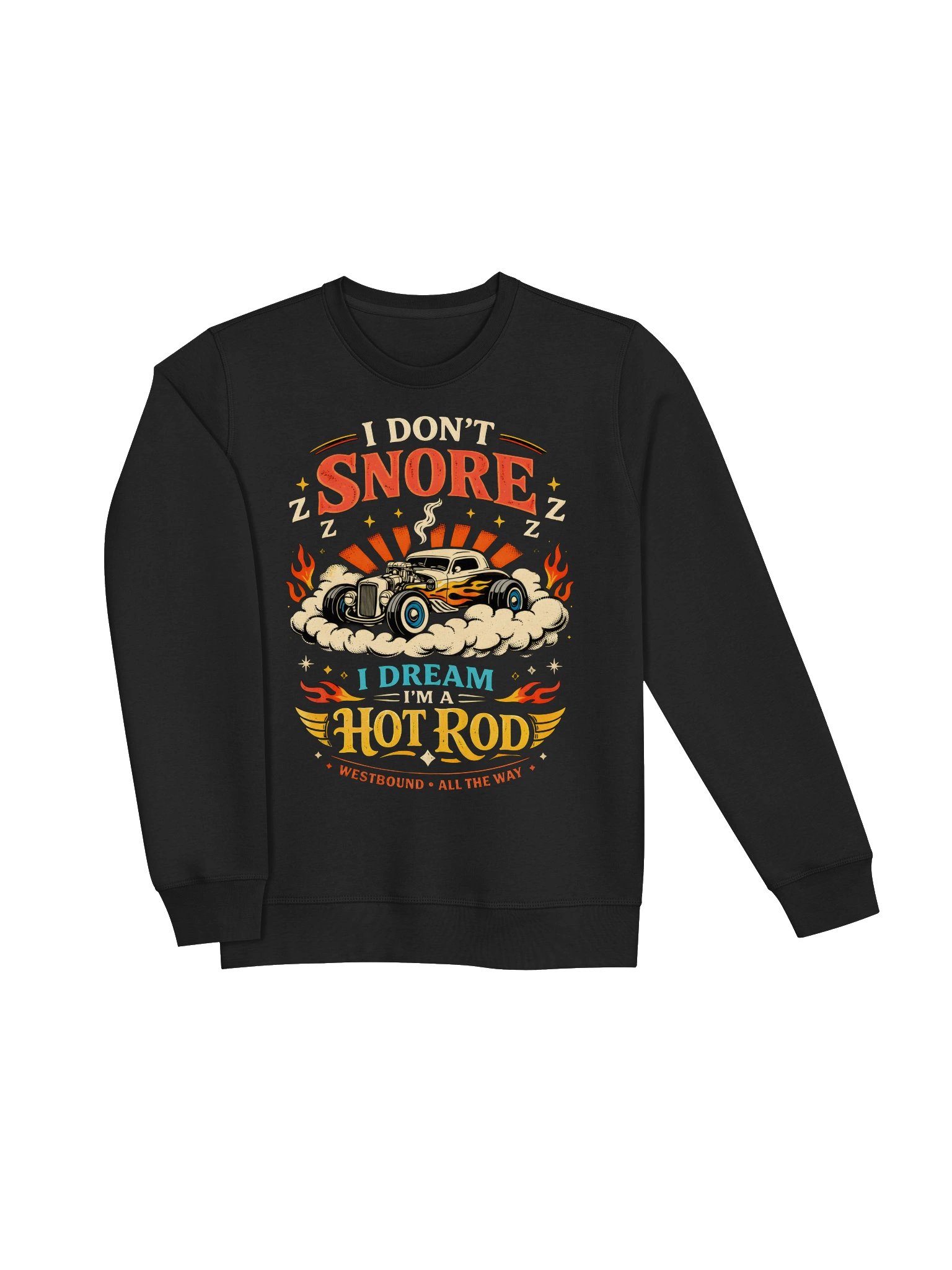 I Don't Snore, I Dream I'm a Hot Rod — Vintage Car Tee product image (5)