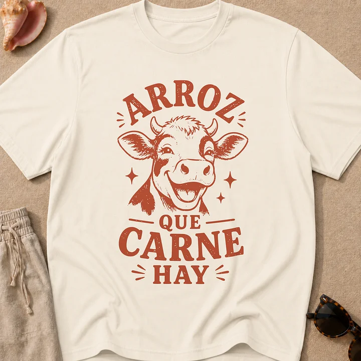 Arroz que Carne Hay Camiseta Unisex product image (1)