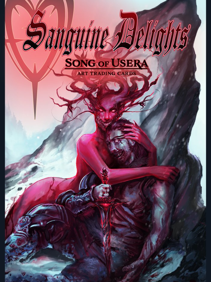Art Trading Card: Sanguine Delights 1 Booster (Contains 1 Random Art Trading Card) product image (1)