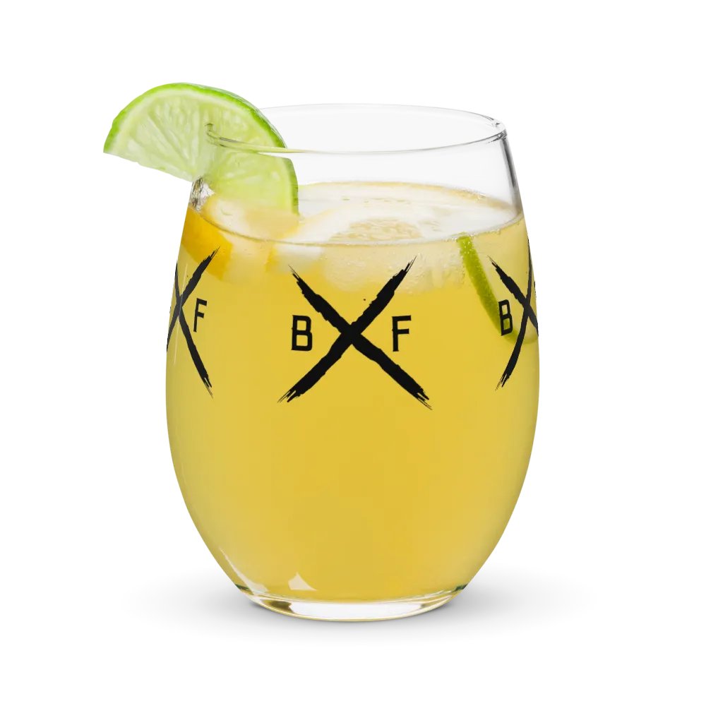 Black Flag Dodgeball Club Wine Glass product image (10)