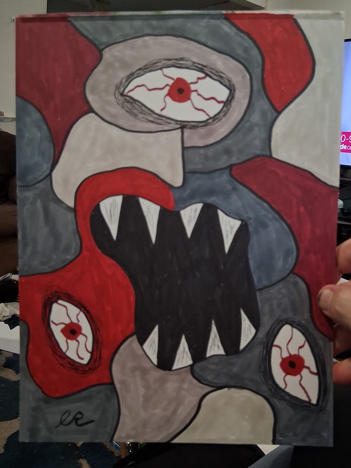 Inner Rage Original Drawing product image (1)