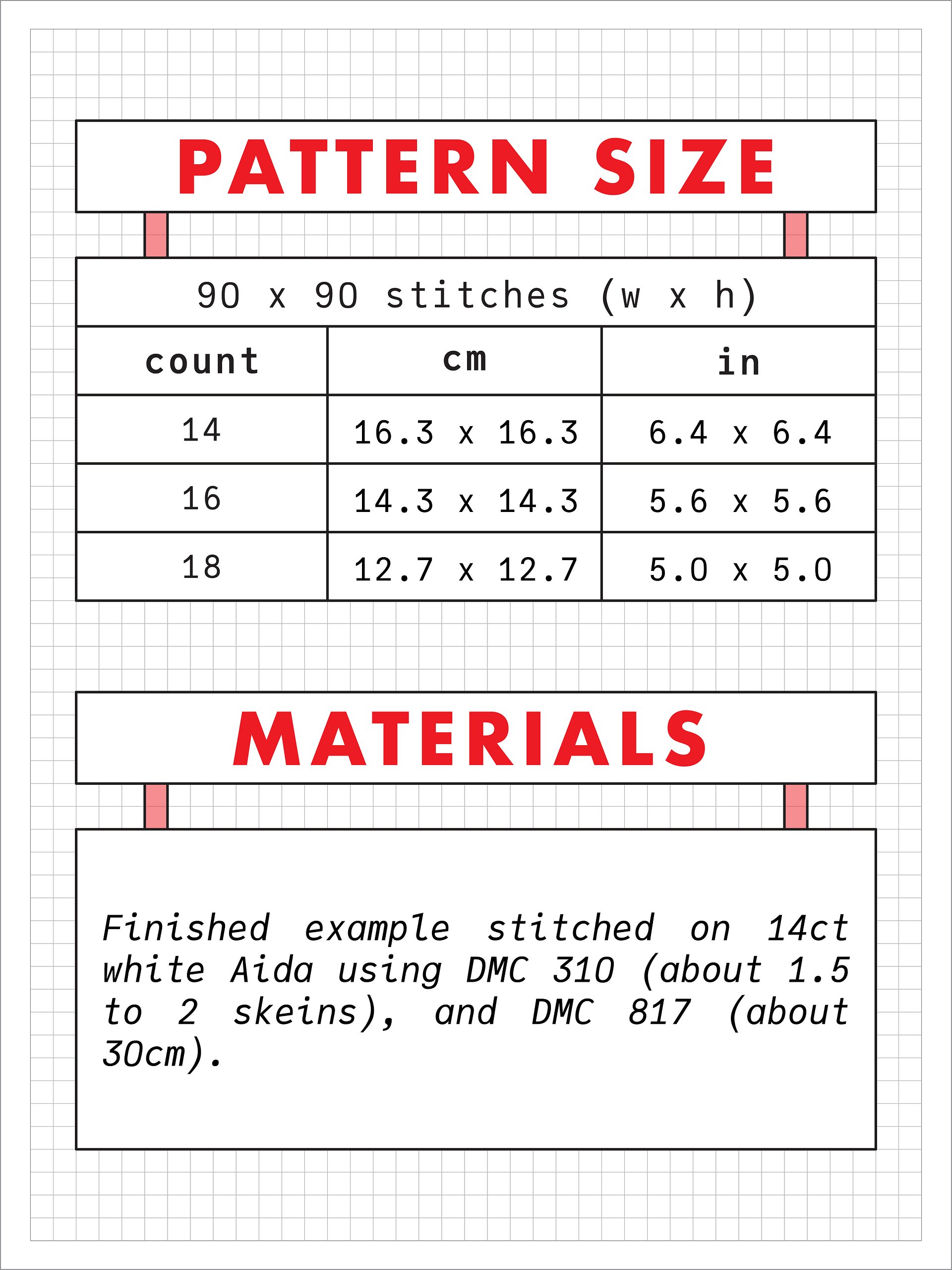 Time and Density • Blackwork Cross Stitch Pattern • PDF Digital Download product image (3)