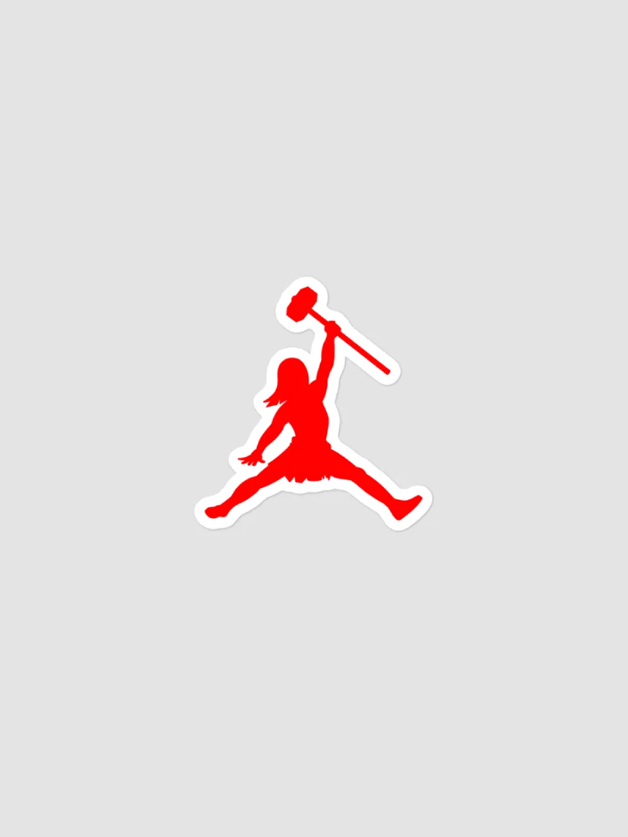 Jumpy Krag Kiss Cut Sticker (Red) product image (1)