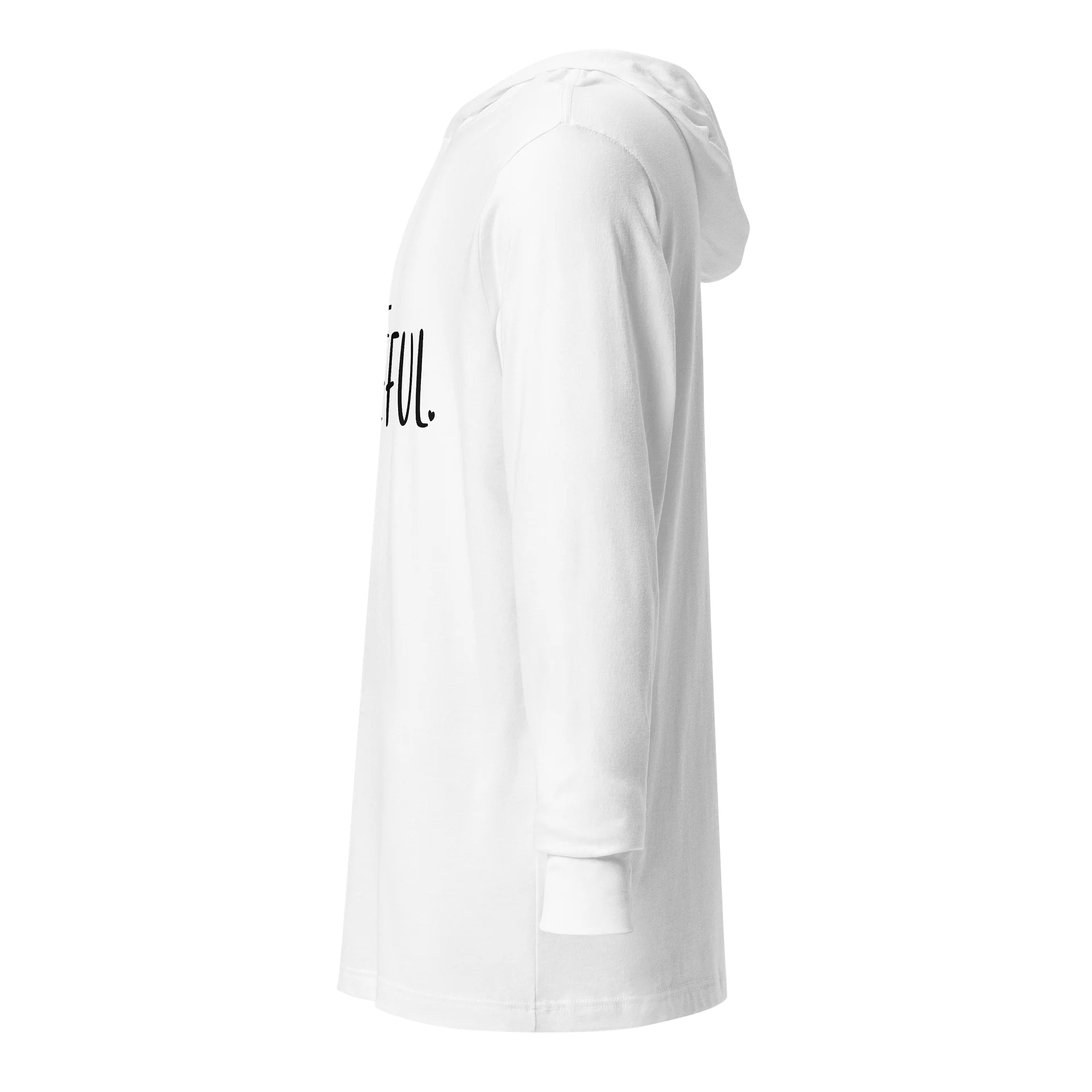 Grateful Vibes Long Sleeve Hooded T-Shirt product image (4)