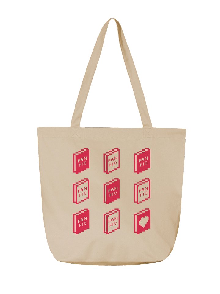 KUDOS // FAN FIC Book Pixel Art Eco-Friendly Tote Bag product image (2)